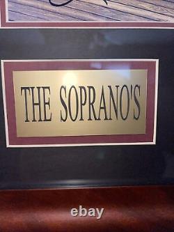 Rayons! Les Sopranos Cast Signed Framed Photo James Gandolfini Tony Sirico Coa