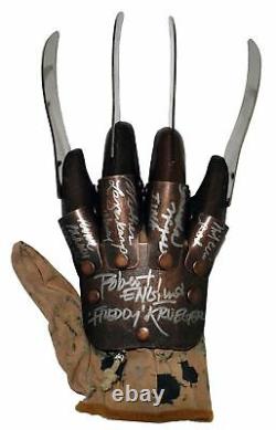 Robert Englund Freddy Krueger Cast Autographié Nightmare Elm St Glove Asi Proof