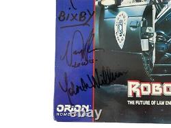 Robocop Équipe Signée Par 12 Membres Laserdisc Film Peter Weller Nancy Allen ACOA