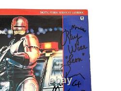 Robocop Équipe Signée Par 12 Membres Laserdisc Film Peter Weller Nancy Allen ACOA