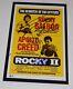 Rocky Ii 2 Cast Signé 11x17 Affiche Sylvester Stallone Shire Young Beckett Coa