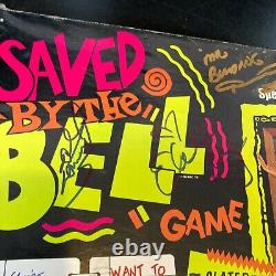 Sauvés par le Cast de la série télévisée Saved By The Bell, jeu vintage signé, 4 signatures Dustin Diamond JSA COA