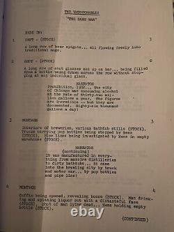 Script de 1961 Les Incorruptibles Signé par 5 Membres du Casting Certifié JSA