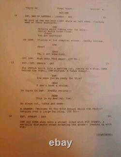 Script de la finale Carry On de Supernatural signé par le casting - Autographe de Jensen Ackles