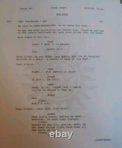 Script de la finale Carry On de Supernatural signé par le casting - Autographe de Jensen Ackles