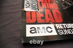 Sdcc 2016 Comic-con Amc Fear The Walking Dead Cast Signed Autograph Poster Rare