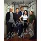 Seinfeld Cast Par 5 (73659) Autographié En Personne 8x10 Avec Coa