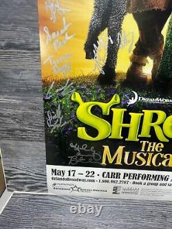 Shrek le Musical, Signé par la distribution, Broadway en tournée, Orlando, Affiche de vitrine/poster.