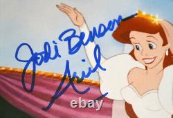 Signé Little Mermaid Cast Autograph, Coa, Uacc Frame, Blu Dvd, Jodi Benson