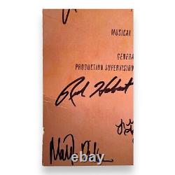 Signé Nuit D'ouverture Sunset Blvd Original La Cast Window Card Glen Close Rare