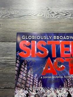 Sister Act, Distribution signée, Broadway en tournée, Orlando, Affiche de fenêtre / poster, Comédie musicale