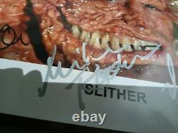 Slither Signé / Autograph Cast 8x10 Photo Rare
