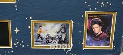 Star Trek Cast Signé Autograph Trading Card Collage Shatner Nemoy Takei Curtis