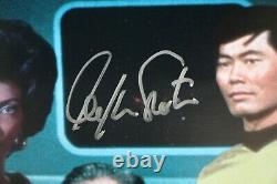 Star Trek Cast Signé Autographié Photo Signée Par 7 Psa Authentifié