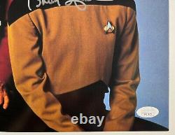 Star Trek La Nouvelle Génération Cast JSA Signed Autograph 16 x 20 Patrick Stewart