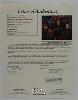 Star Trek La Nouvelle Génération Cast JSA Signed Autograph 16 x 20 Patrick Stewart