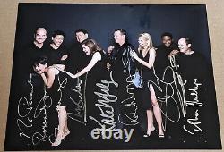 Star Trek Voyager Cast Signé Autographié 8 X 10 Photo. Signé Par 9