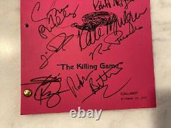 Star Trek Voyager Signé Script 9 Membres De Casting Autographiés Kate Mulgrew, Etc
