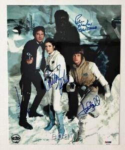 Star Wars : L'Empire contre-attaque - Photo signée de 8 x 10 du casting