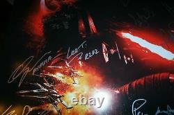 Star Wars The Force Awakens Cast Signed 27x40 Movie Poster Ca Coa 19 Signatures