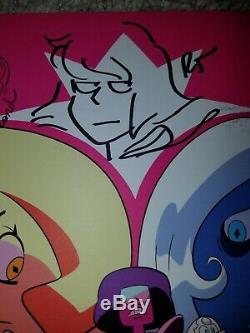 Steven Univers 11x17 Cartoon Network Sdcc Cast Sucre Signé Affiche Dédicacée