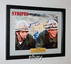 Stripes Signé Cast Autograph, Bill Murray, Harold Ramis, Coa, Uacc, Frame DVD