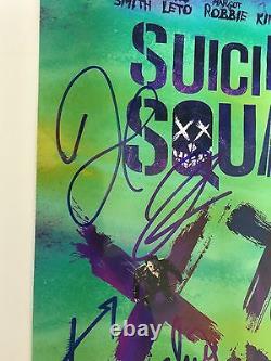 Suicide Squad 11 Signatures Cast Autograph Signé 12 X 8 Jsa Lettre Complète