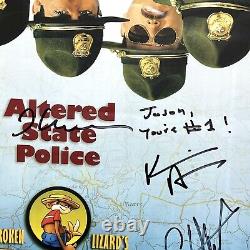 Super Troopers Autographié Affiche Signée 27x19 Membres De Casting Originaux 2001 Pinup