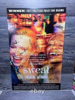 Sweat, Distribution Signée, Studio 54, Lynn Nottage, Affiche/Poster Broadway