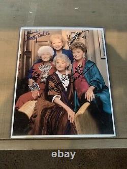 The Golden Girls Cast Signed Autographed Photo Withcoa
