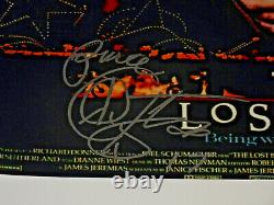 The Lost Boys Cast Signé Autographié X4 12x18 Photo Affiche Sutherland Patric +