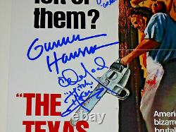 The Texas Chainsaw Massacre Cast Signed Autographed X7 12x18 Photo Poster Rare