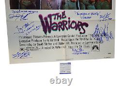 The Warriors Movie Cast Signé W Citations Original 27x40 Poster Exact Proof Apeca