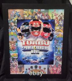 Turbo: Un film des Power Rangers Photo signée/autographiée encadrée et matée personnalisée