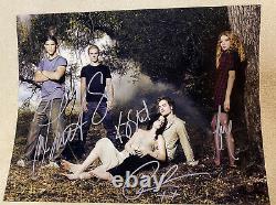 Twilight Cast Stewart Pattinson Lautner Signé Affiche De Photo Autographiée 8x10