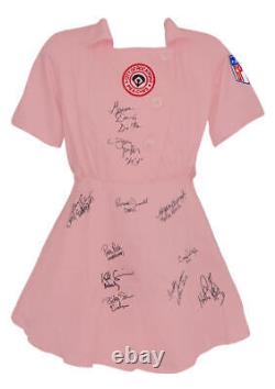 Une équipe à part: Maillot rose des Rockford Peaches signé par le casting (11 signatures) - Certificat d'authenticité SS