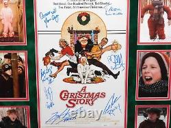 Une histoire de Noël Cast Signé 11x17 Photo x6 Schwartz Billingsly Flick JSA COA G