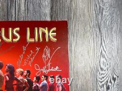 Une ligne de choeur, carte de fenêtre signée par la distribution de Broadway, renaissance