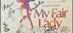 Vanessa Redgrave + Distribution/Réal. Signé Affiche de MY FAIR LADY UK Windowcard Broadway
