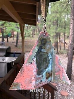 Vintage 70s Grand Paolo Soleri Arcosanti Cast Bronze Bell Wind Chime MCM Angel
