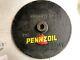 Vintage Original 20 Pennzoil Bell Cast Iron Lollipop Curb Signer Gaz De Base Oil Old