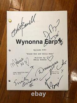 Wynonna Earp Cast Autographied Script Earpers Melanie Scrofano Kat Barrell