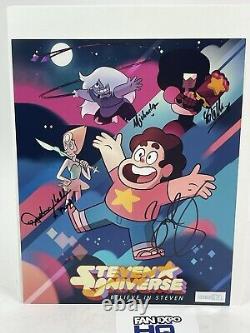 ZACH CALLISON & Équipe par Quatre PHOTO AUTOGRAPHE SIGNÉE 8x10 DE STEVEN UNIVERSE